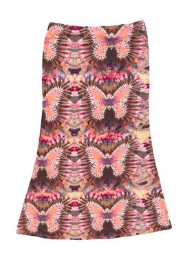 O Mighty Butterfly Mirage Midi Skirt